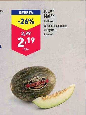 ALDI Bollo melón oferta