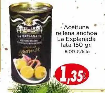Supermercados Piedra Aceituna rellena anchoa la explanada oferta