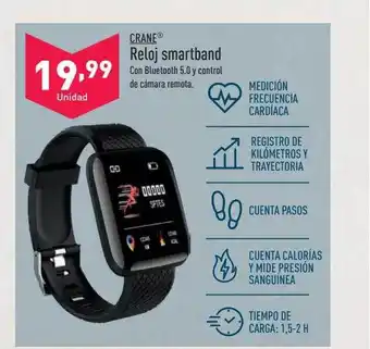 ALDI Crane reloj smartband oferta