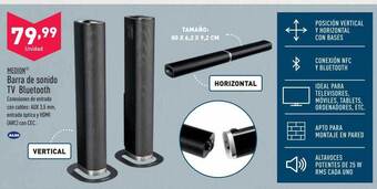 ALDI Medion barra de sonido tv bluetooth oferta