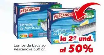 Supermercados Piedra Lomos de bacalao pescanova oferta