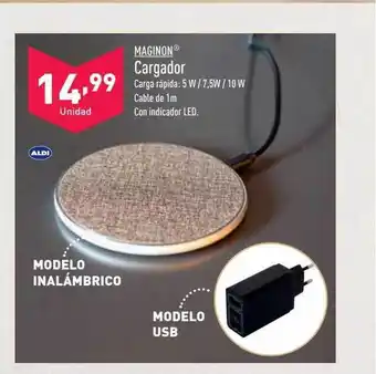 ALDI Maginon cargador oferta
