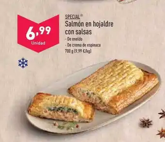 ALDI Special salmón en hojaldre con salsas oferta