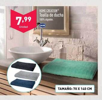 ALDI Home creation toalla de ducha oferta