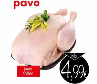 Supermercados Piedra Pavo entero oferta