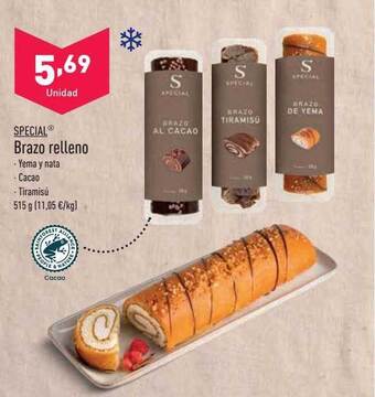 ALDI Special brazo relleno oferta
