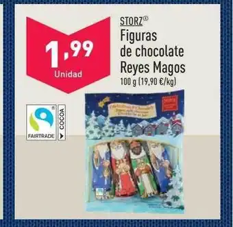 ALDI Storz figuras de chocolate reyes magos oferta
