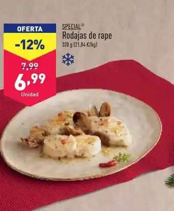ALDI Special rodajas de rape oferta