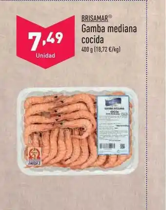ALDI Brisamar gamba mediana cocida oferta