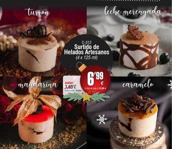 Abordo Surtido de helados artesanos oferta