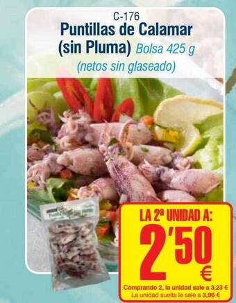 Abordo Puntillas de calamar sin pluma oferta