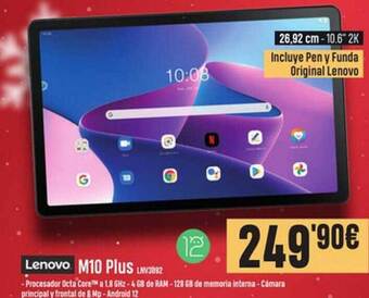 Beep Lenovo m10 plus oferta