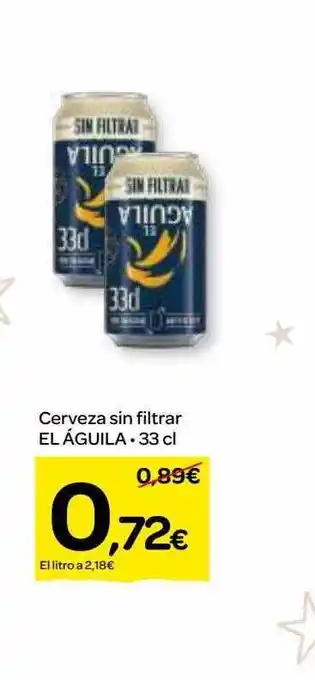 Dialprix Cerveza sin filtrar el águila oferta