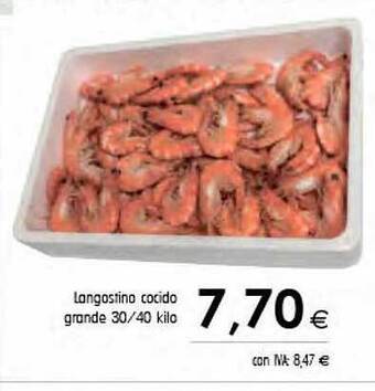 Cash Ifa Langostino cocido grande 30 40 kilo oferta