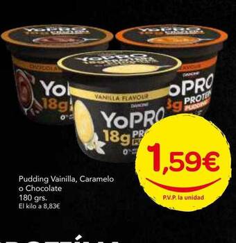 Dialprix Pudding vainilla caramelo o chocolate oferta