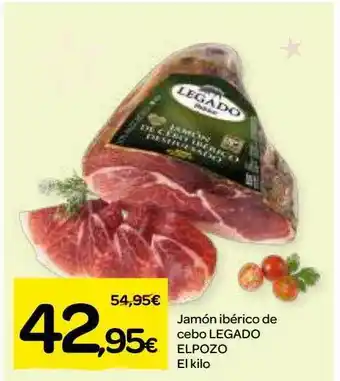 Dialprix Jamón ibérico de cebo legado elpozo oferta