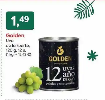 Suma Supermercados Golden uva de la suerte oferta