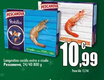 Unide Supermercados Langostino cocido extra o crudo pescanova oferta