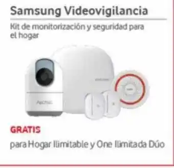 Vodafone Samsung videovigilancia oferta