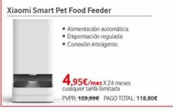 Vodafone Xiaomi smart pet food feeder oferta