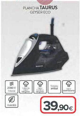 Tien 21 Plancha taurus geyser eco oferta