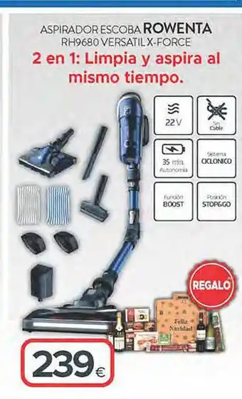 Tien 21 Aspirador escoba rowenta rh9680 verstatil x-force oferta