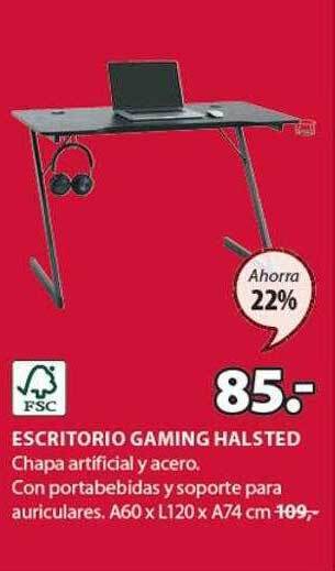 JYSK Escritorio gaming halsted oferta