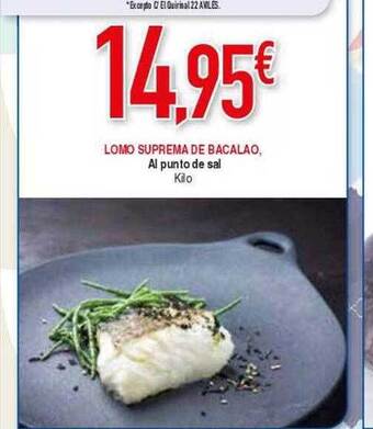 Masymas Lomo suprema de bacalao oferta