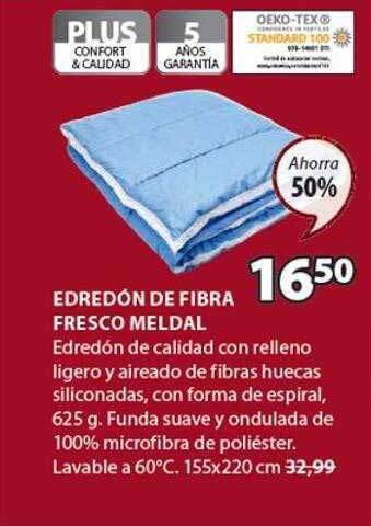 JYSK Edredón de fibra fresco meldal oferta