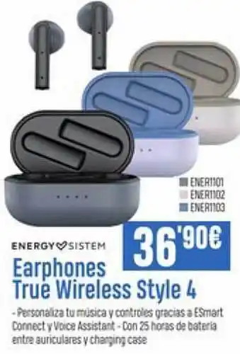 Beep Energy sistem earphones true wireless style 4 oferta