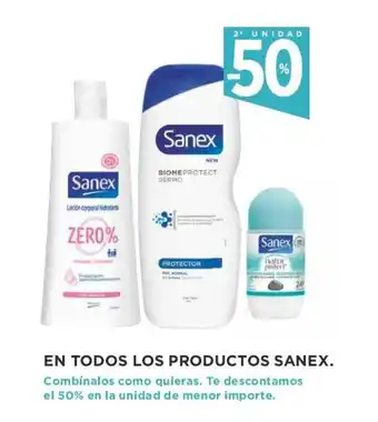Supercor Sanex En Todos Los Productos oferta