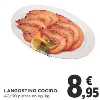 Supercor Langostino Cocido 40/60 piezas oferta