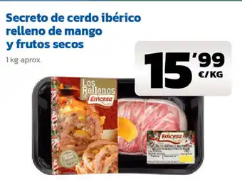 Secreto de Cerdo Ibético Relleno de Mango Y Frutos Secos
