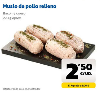 AhorraMas Muslo de Pollo Relleno oferta