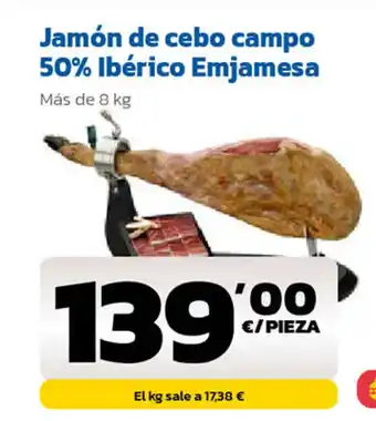 AhorraMas Jamón De Cebo Campo 50% Ibérico Emjamesa oferta