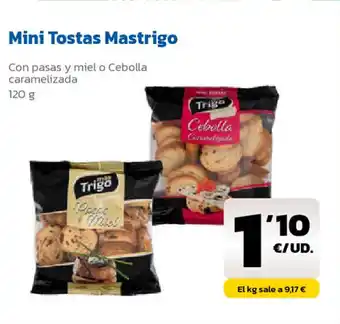 AhorraMas Mini Tostas Mastrigo oferta
