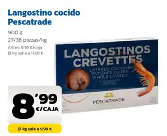 AhorraMas Langostino Cocido Pescatrade oferta