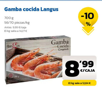 AhorraMas Gamba Cocida Langus oferta