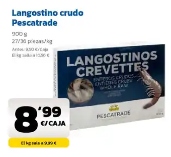 AhorraMas Langostino Crudo Pescatrade oferta