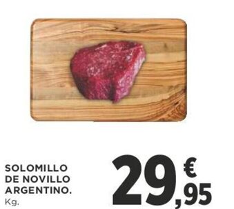 Supercor Solomillo de Novillo Argentino oferta