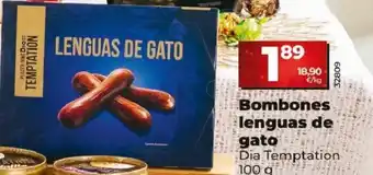 Dia Bombones Lenguas de Gato oferta