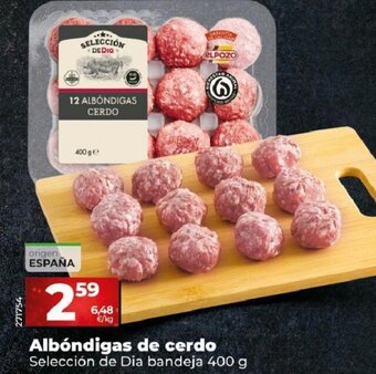 Dia Albóndigas De Cerdo oferta
