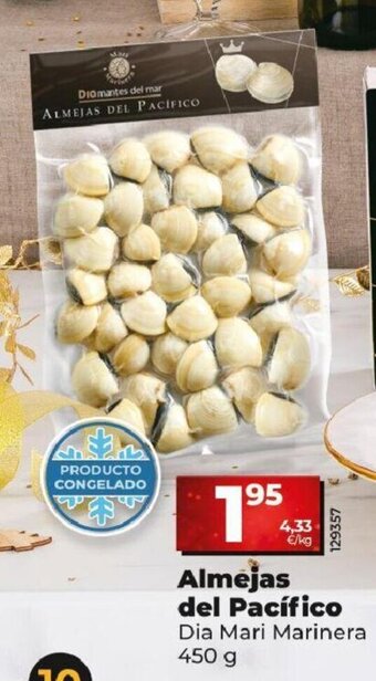 Dia Almejas del Pacífico oferta