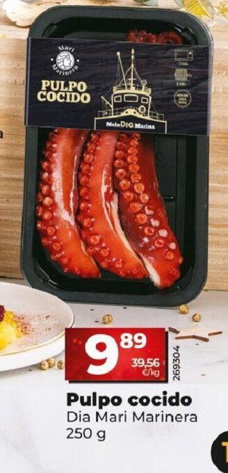 Dia Pulpo Cocido oferta