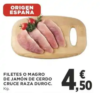 Supercor Filetes o Magro de Jamón de Cerdo Cruce Raza Duroc oferta