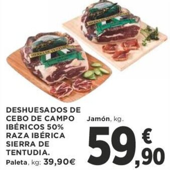 Supercor Deshuesados de Cebo de Campo Ibéricos 50% Raza Ibérica Sierra de Tentudia oferta