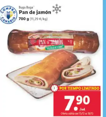 Lidl Pan de Jamón oferta