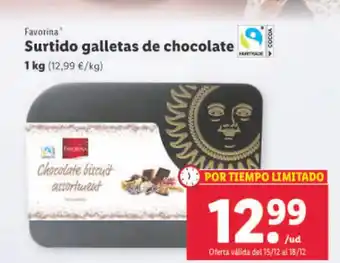 Lidl Surtido Galletas de Chocolate oferta