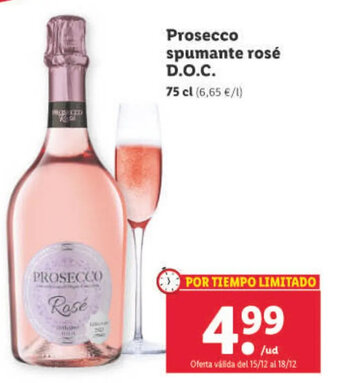 Lidl Prosecco Spumante Rosé D.O.C. oferta