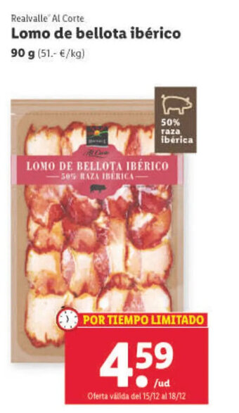 Lidl Lomo De Bellota Ibérico oferta